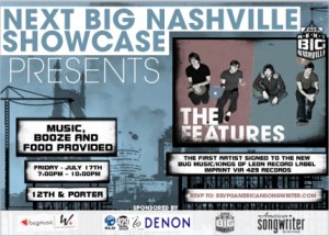 Next Big Nashville, American Songwriter, Bug Music, 429 Records and BMI Partner to Present The Features at NAMM
