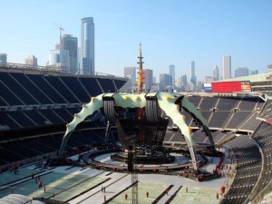 U2 Touch Down In Chicago