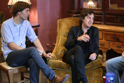 Thomas Mars (L) and Chris Mazzalai (R) Thomas Mars (L) and Chris Mazzalai (R)
