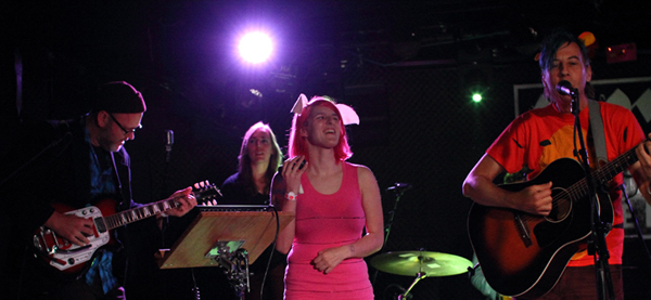 Eric Bachmann and Liz Durrett of Crooked Fingers, Piglet, John Vanderslice copy