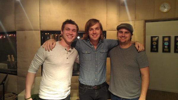 L to R - Phillip Phillips, Greg Holden, Drew Pearson