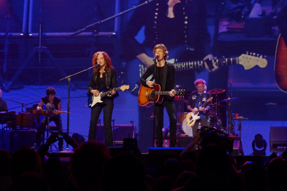 bonnie raitt rolling stones 2013