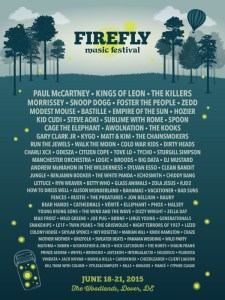 2015 Firefly Lineup Announced