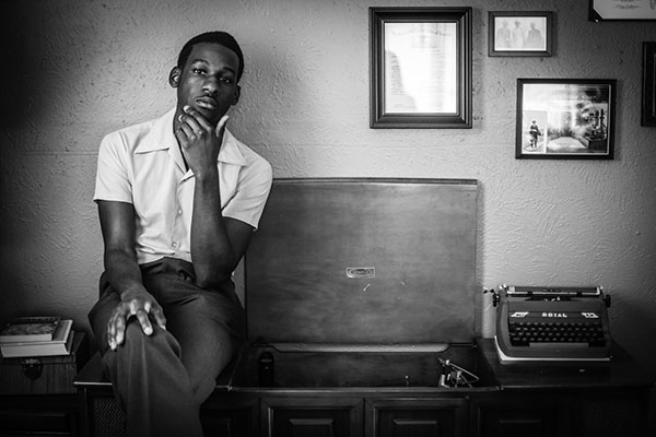 Leon Bridges press photo 2 resized- record player - photo credit rambo