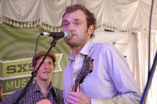 Chris Thile performs with Punch Brothers at the 2012 Billy Reid Shindig