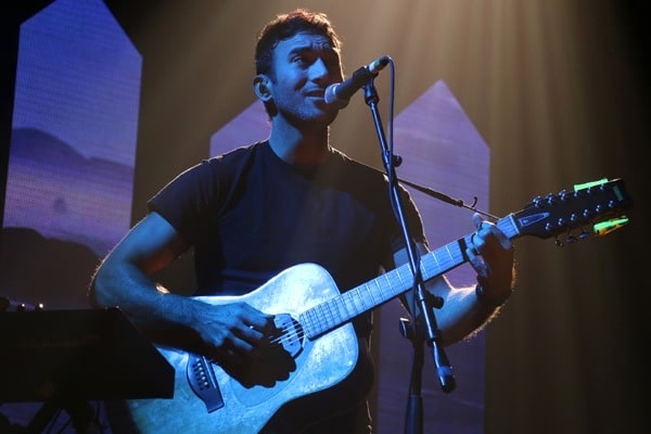 Sufjan Stevens performs at the Ryman Auditorium in Nashville, Tenn. on Wednesday, Nov. 11, 2015. (American Songwriter / John Connor Coulston)