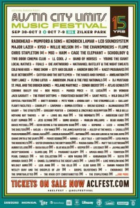 Austin City Limits Headliners Include Mumford & Sons, Radiohead
