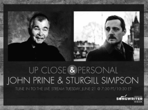 Watch John Prine and Sturgill Simpson Rehearse Backstage