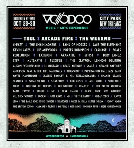 2016 Voodoo Fest Lineup Announced