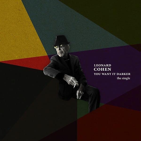Leonard Cohen You Want It Darker Single Art