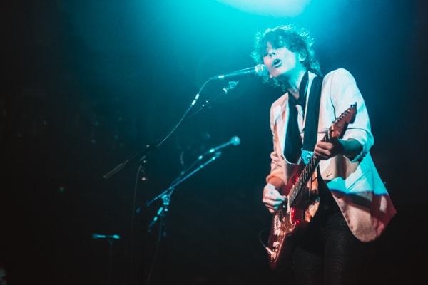 Jessi Zazu performing with Those Darlins in Nashville in 2014. Photo by Angelina Castillo