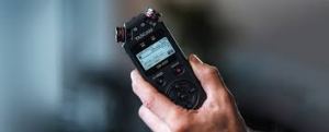 TASCAM DR-05X: The New Standard In Stereo Hand Held Recorders