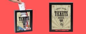This $32 Ticket Frame is a Cool Gift for Concert Ticket Hoarders (Like Us)