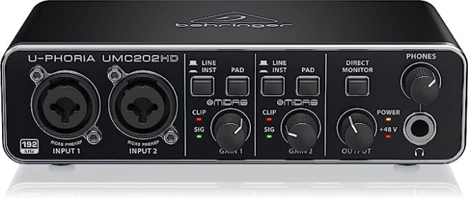 Behringer U-PHORIA UMC202HD