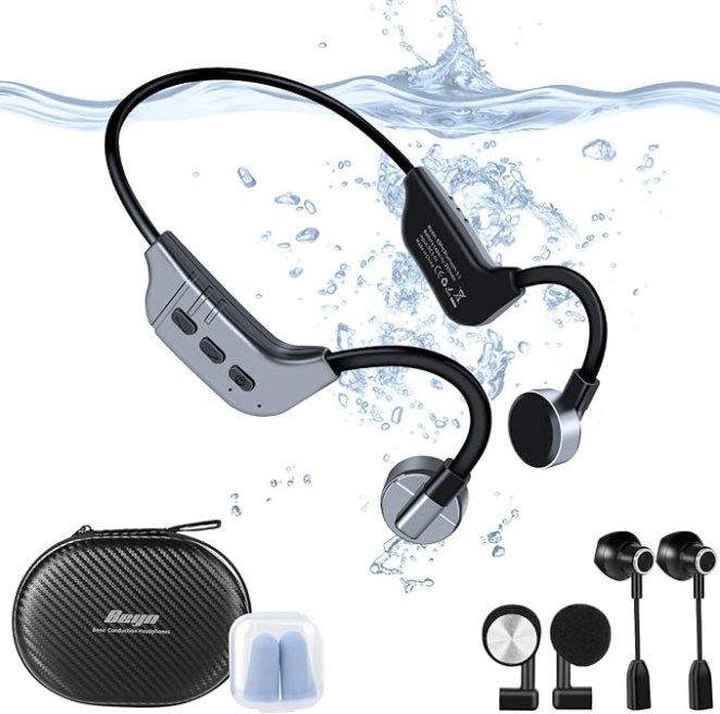 Ray-Jrmall Bone Conduction, Air Conduction, In-Ear, 3-In-1 Headphones