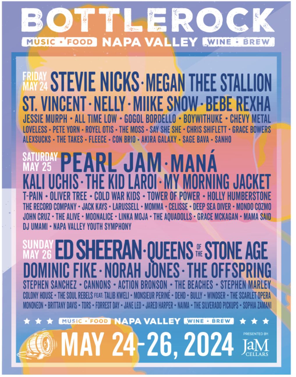 bottlerock 2024 lineup