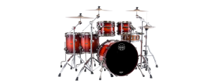 A Look Into the 35 Year Anniversary Mapex Saturn Evolution Maple Burl Blaze Kit