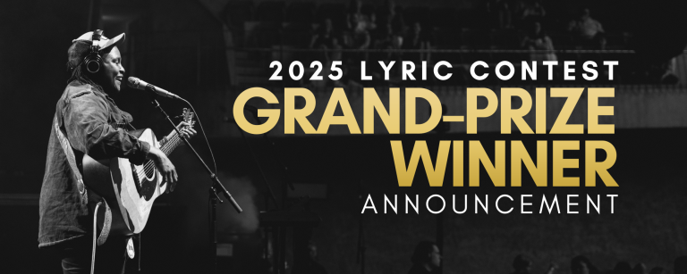 2025 Lyric Contest Grand-Prize Winner Announcement