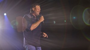Blake Shelton Hilariously Chastises Fan for Wearing a Luke Bryan Shirt to His Show